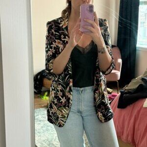 Floral blazer